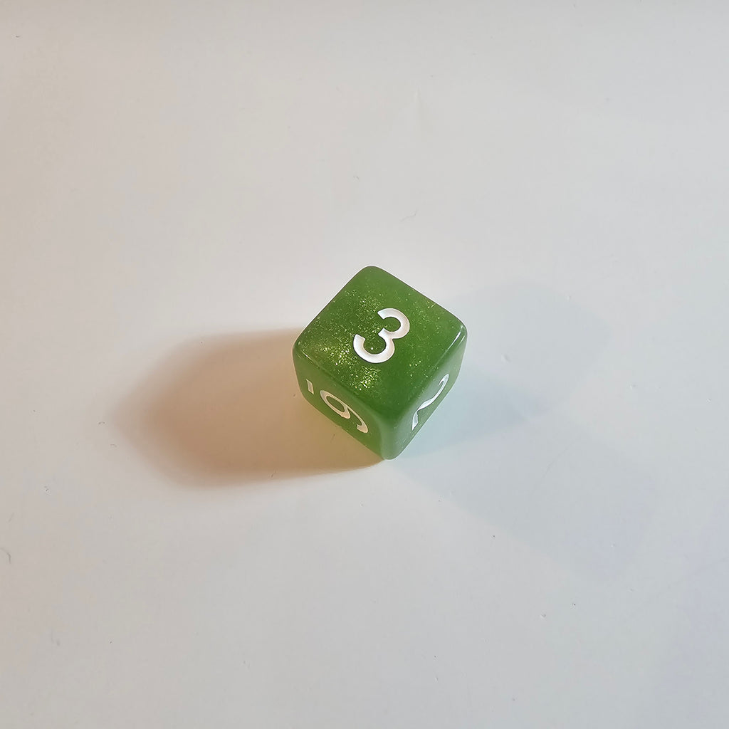 Glittermoss Acrylic Dice Set