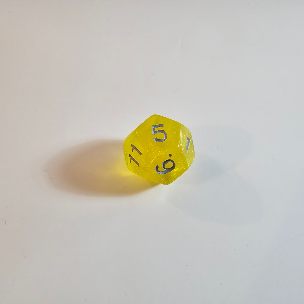 Lemonburst Acrylic Dice Set