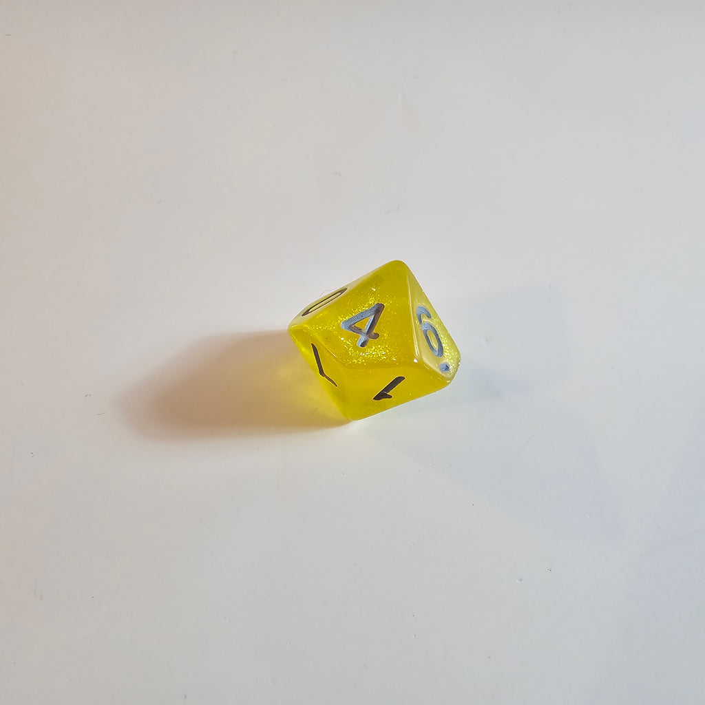 Lemonburst Acrylic Dice Set