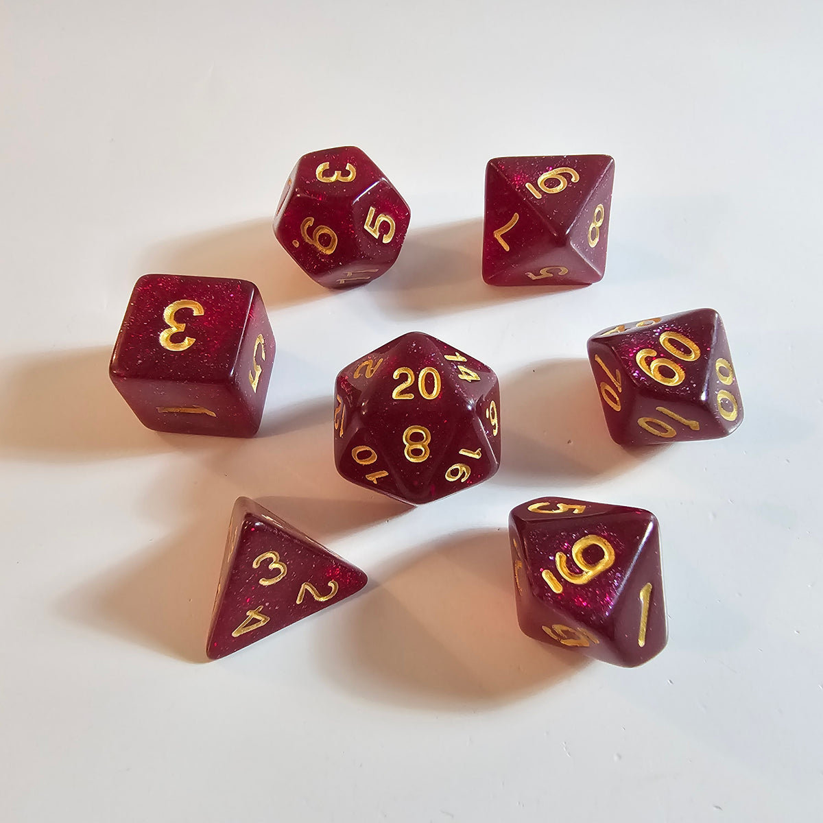 Majesty's Seal Acrylic Dice Set