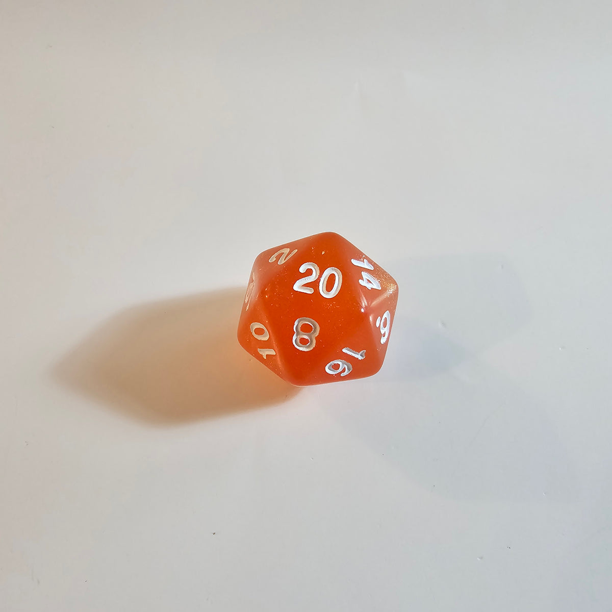 Orange Fizz Acrylic Dice Set