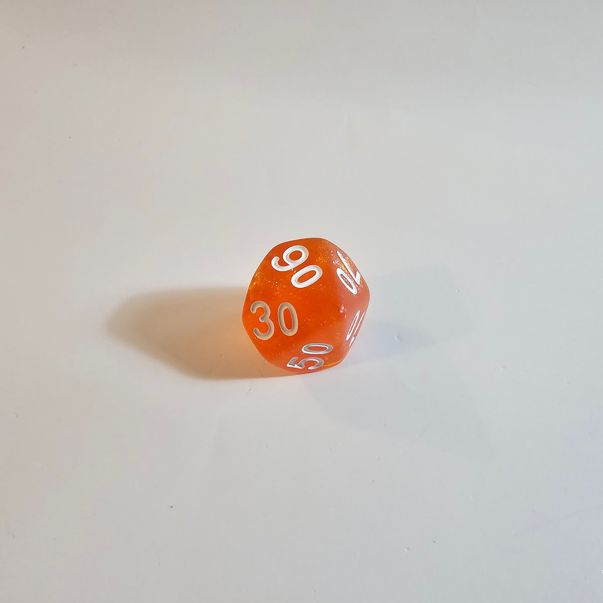 Orange Fizz Acrylic Dice Set