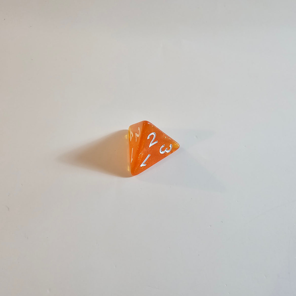 Orange Fizz Acrylic Dice Set