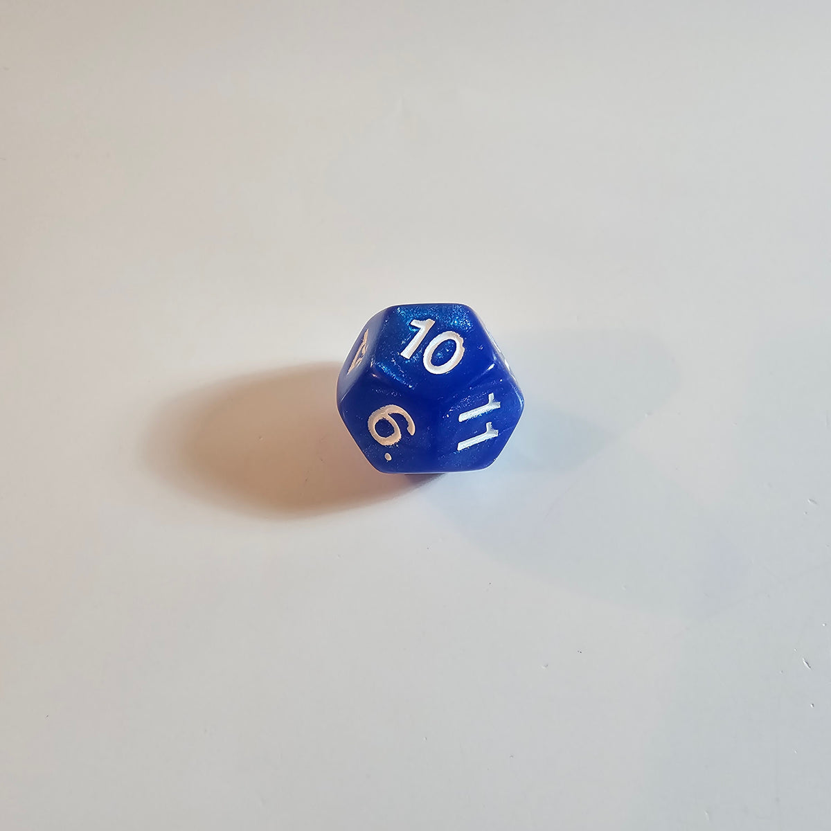 Sapphire Drift Acrylic Dice Set