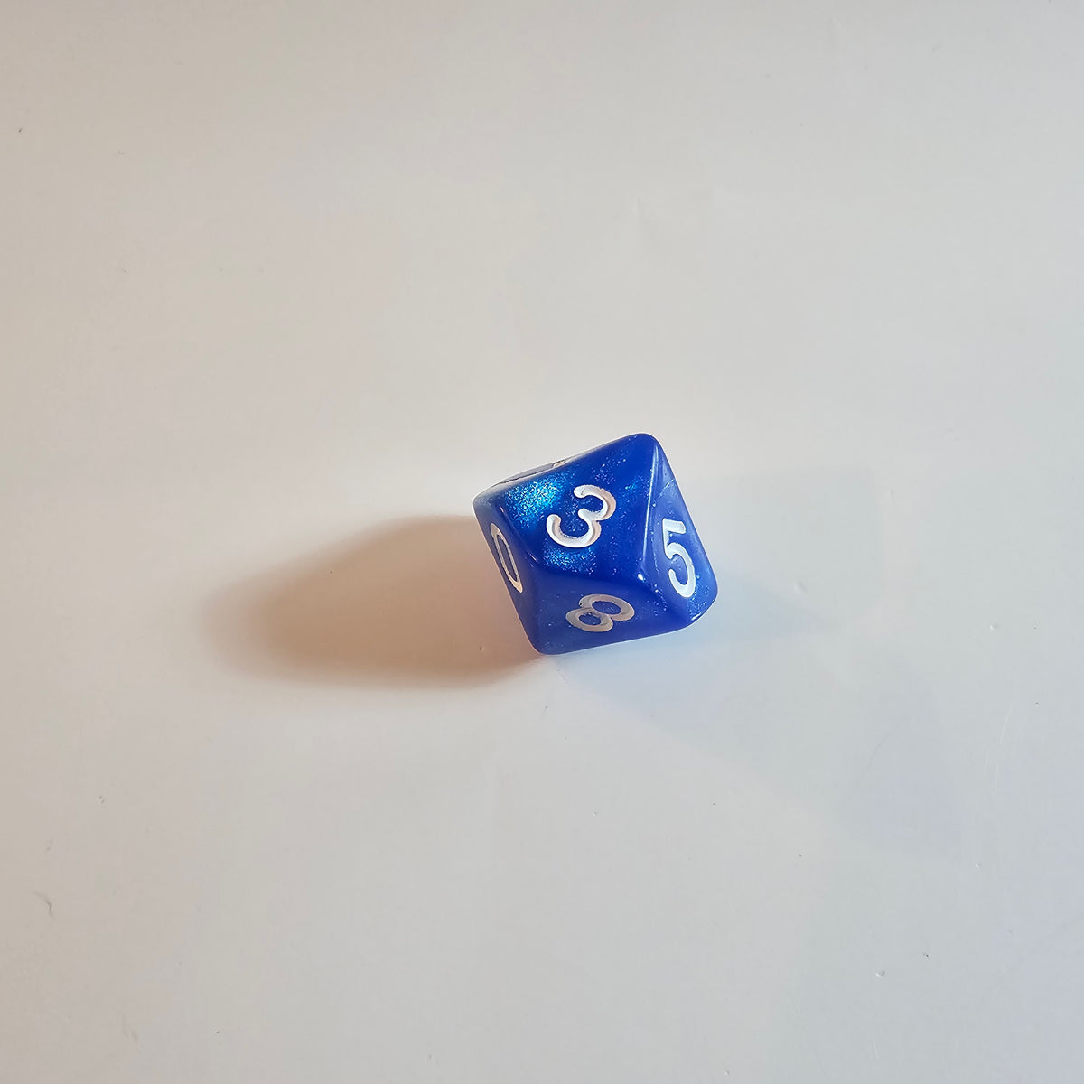 Sapphire Drift Acrylic Dice Set