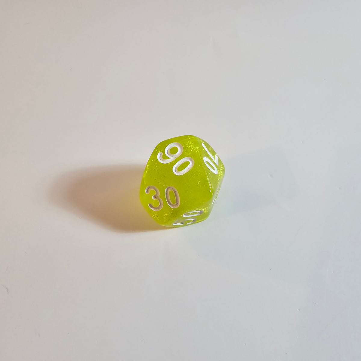Slime Green Acrylic Dice Set