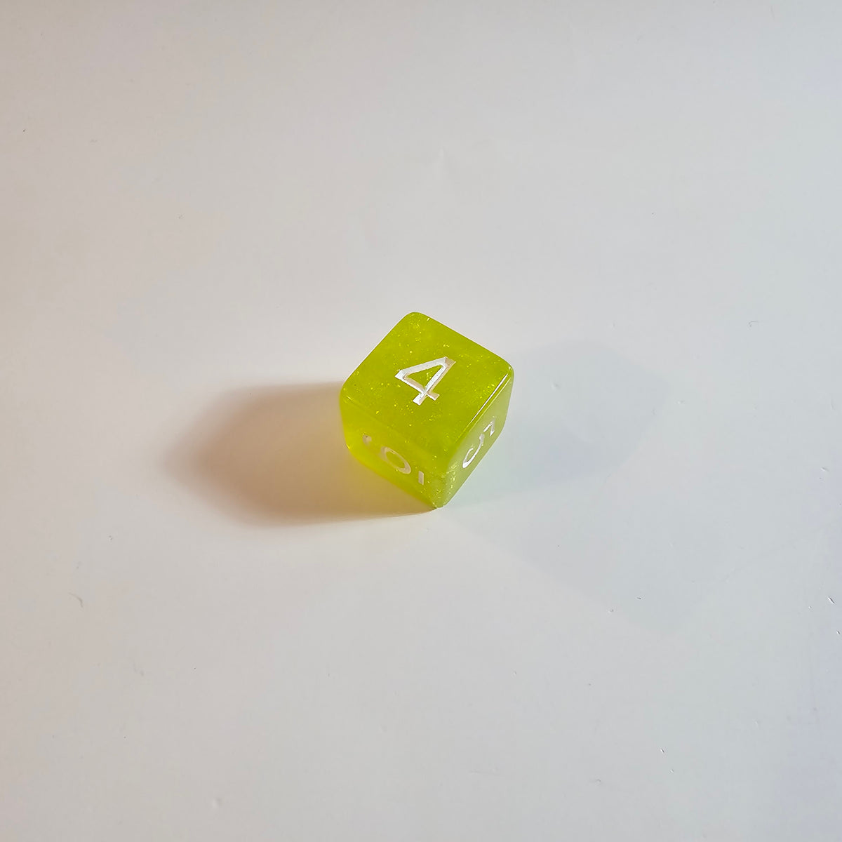 Slime Green Acrylic Dice Set