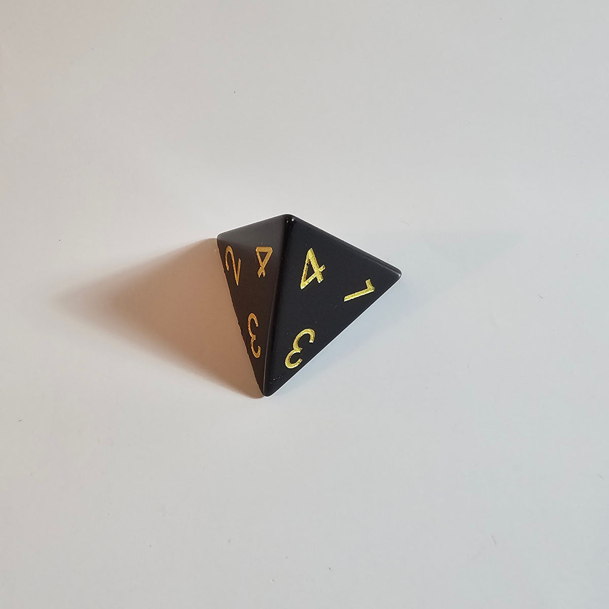 Obsidian Gemstone Dice Set