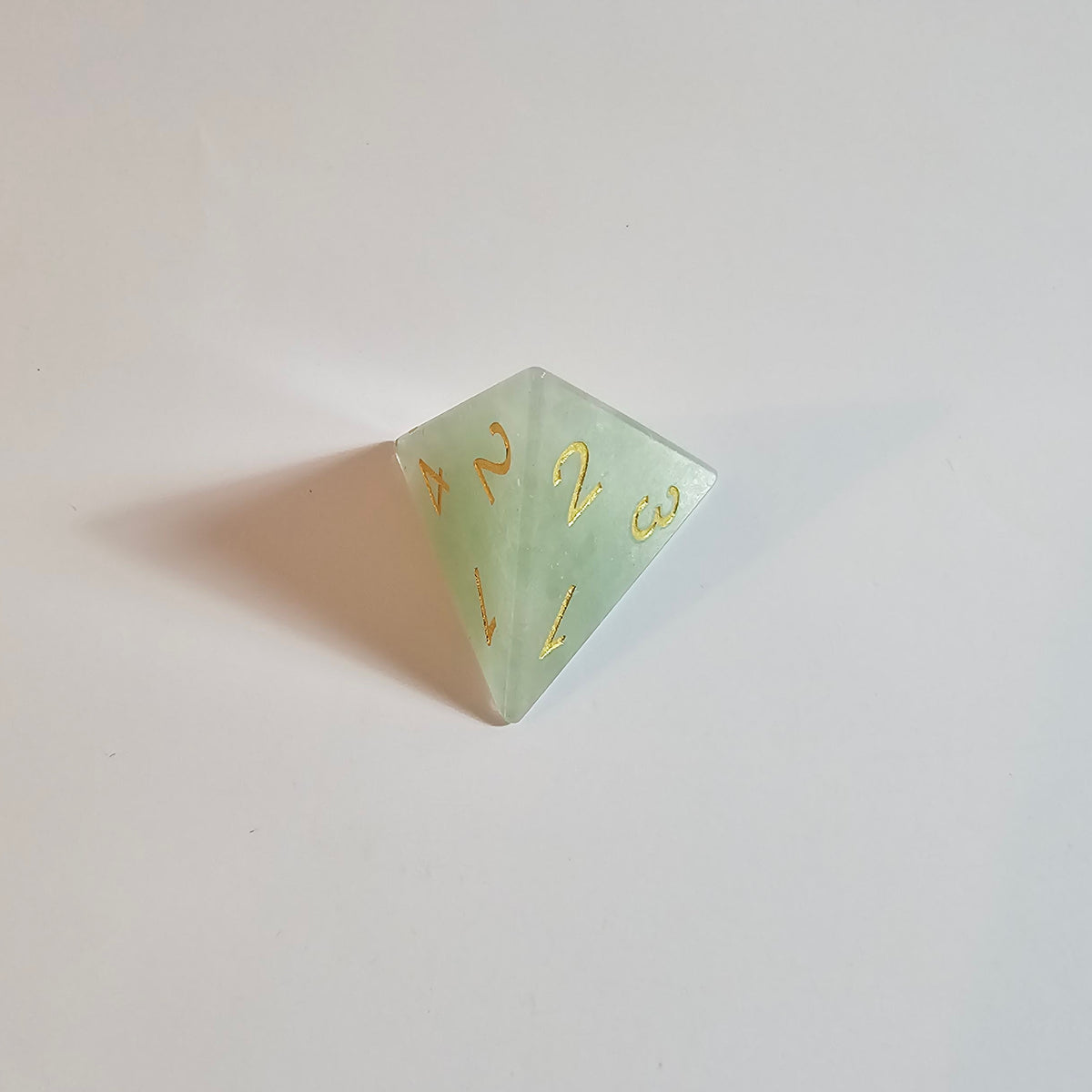 Green Aventurine Gemstone Dice Set