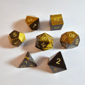 Yellow Tiger’s Eye Gemstone Dice Set