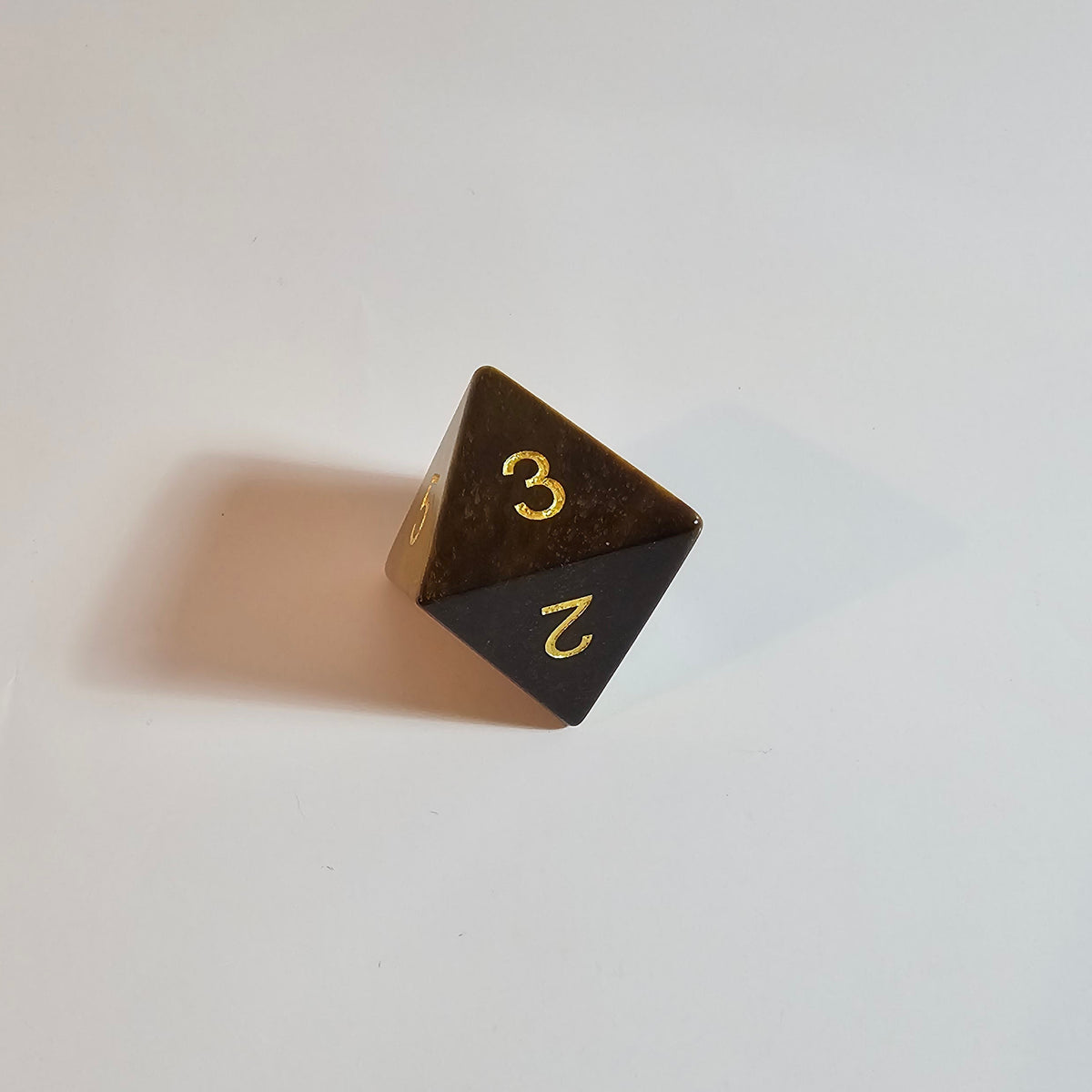 Yellow Tiger’s Eye Gemstone Dice Set