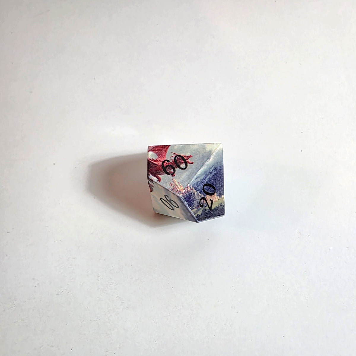 Soaring Dragon Sharp Edge Resin Dice Set