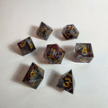 Blood Skulls Liquid Core Resin Dice Set