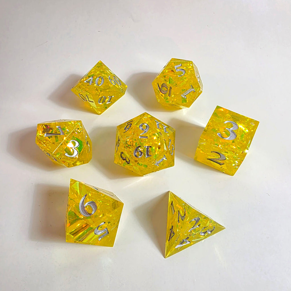 Lightning Clash Sharp Edge Resin Dice Set
