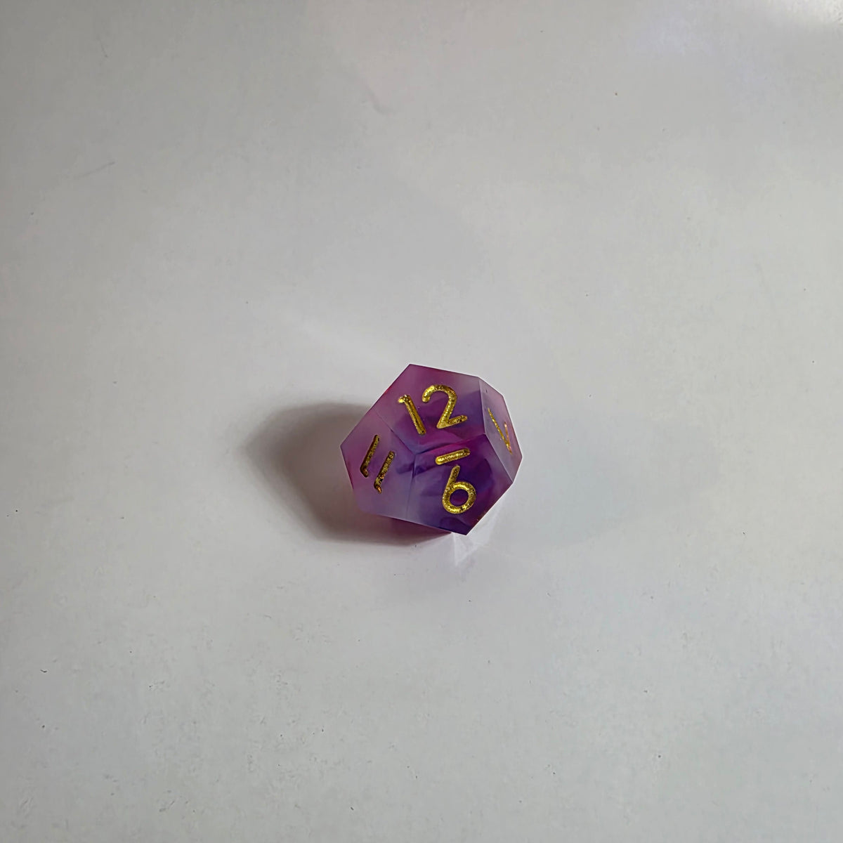 Candy Floss Cloud Sharp Edge Resin Dice Set