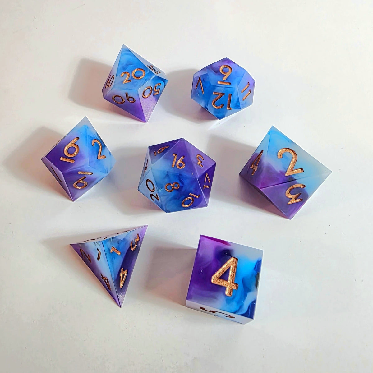 Parallel Dimension Sharp Edge Resin Dice Set