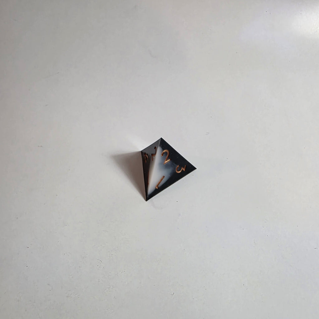 Creeping Shadow Sharp Edge Resin Dice Set