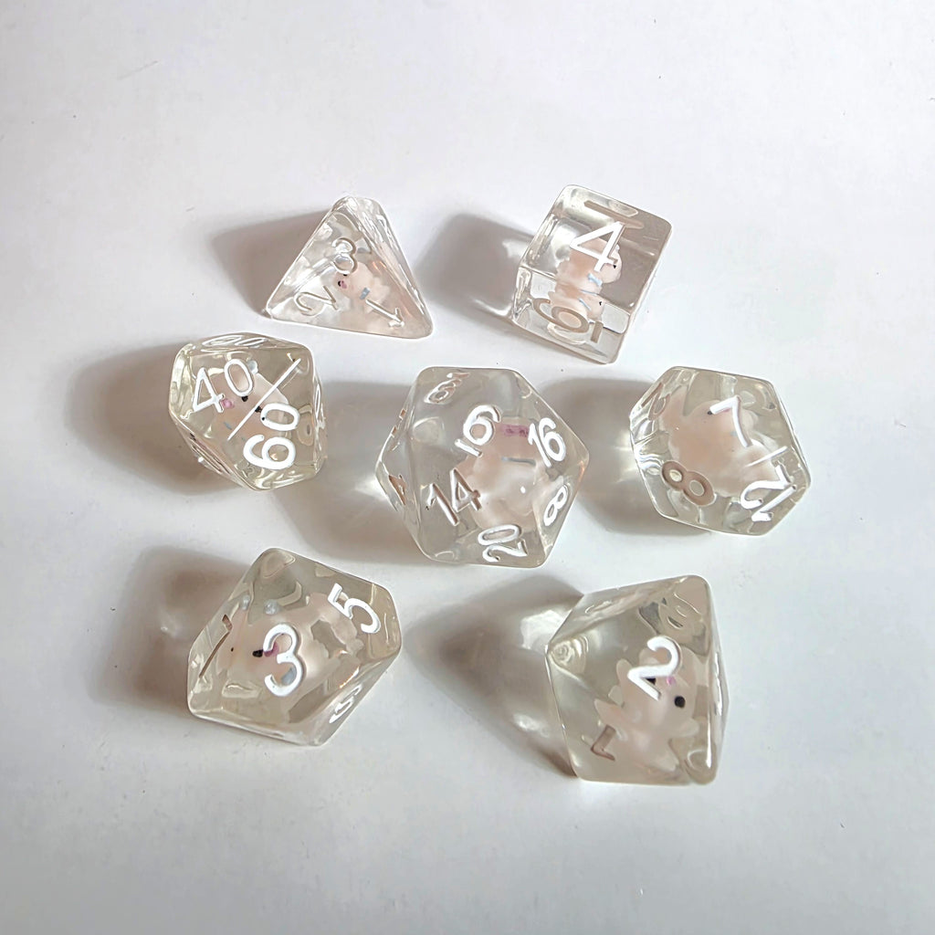 Pig Acrylic Dice Set