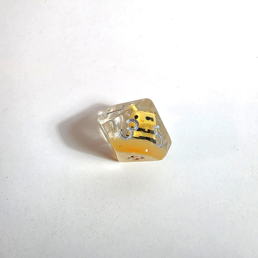Bees Acrylic Dice Set