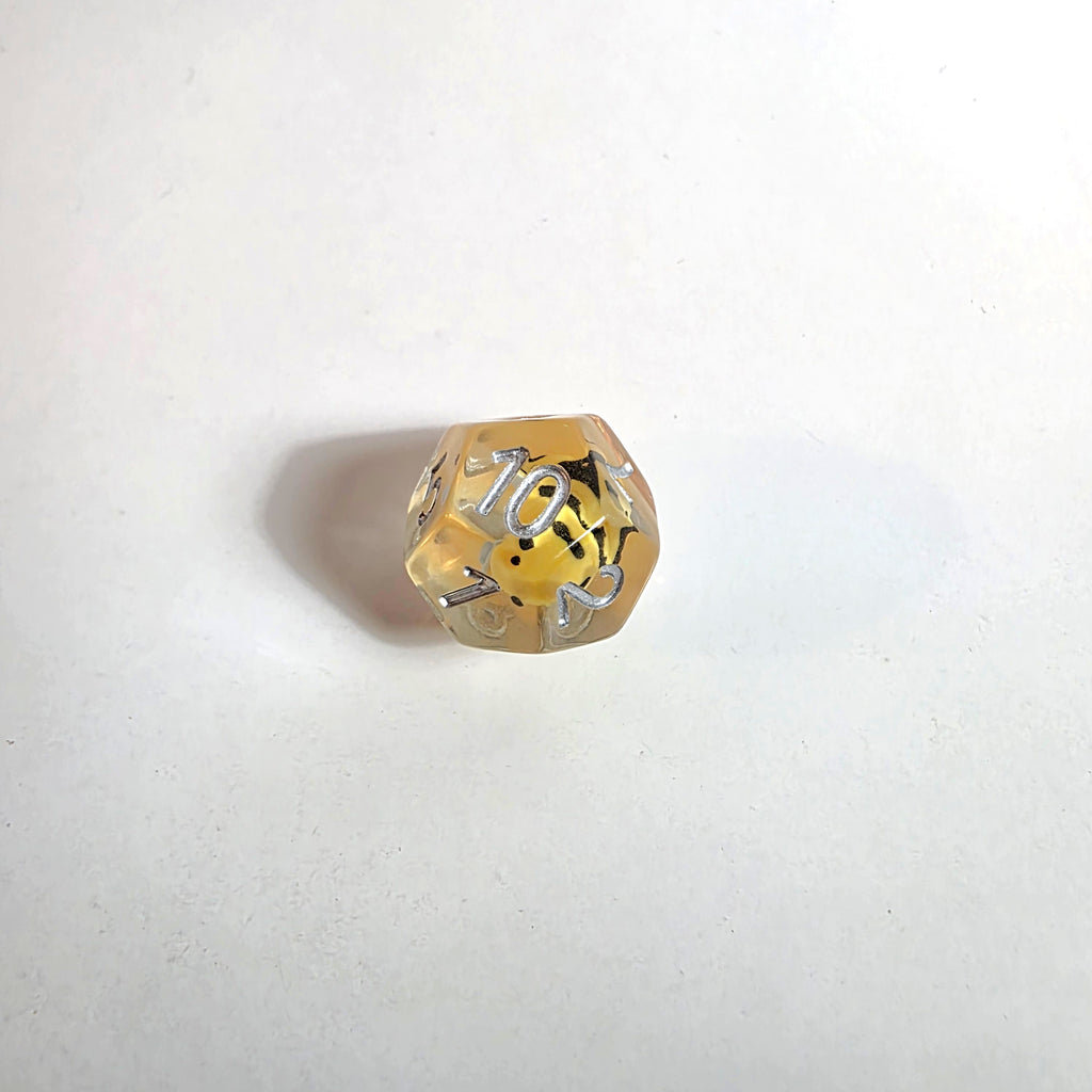 Bees Acrylic Dice Set