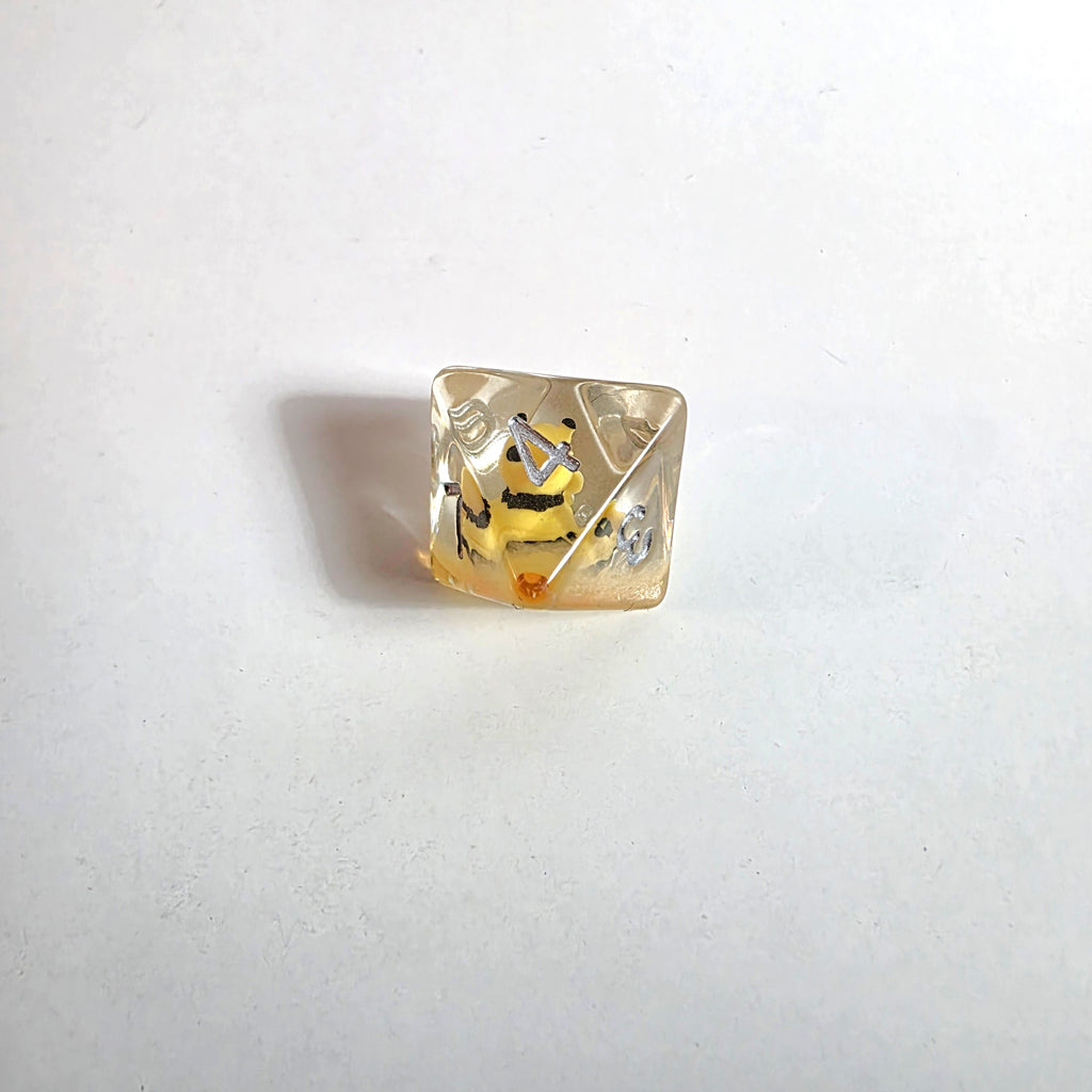 Bees Acrylic Dice Set