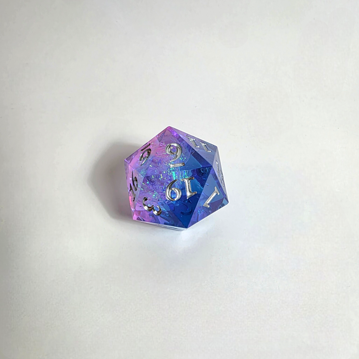 Sunset Sea Sharp Edge Resin Dice Set