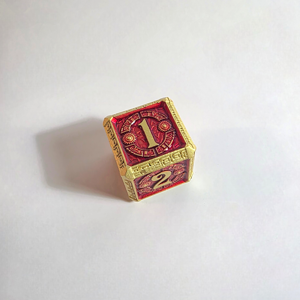 Golden Dynasty Solid Metal Dice Set