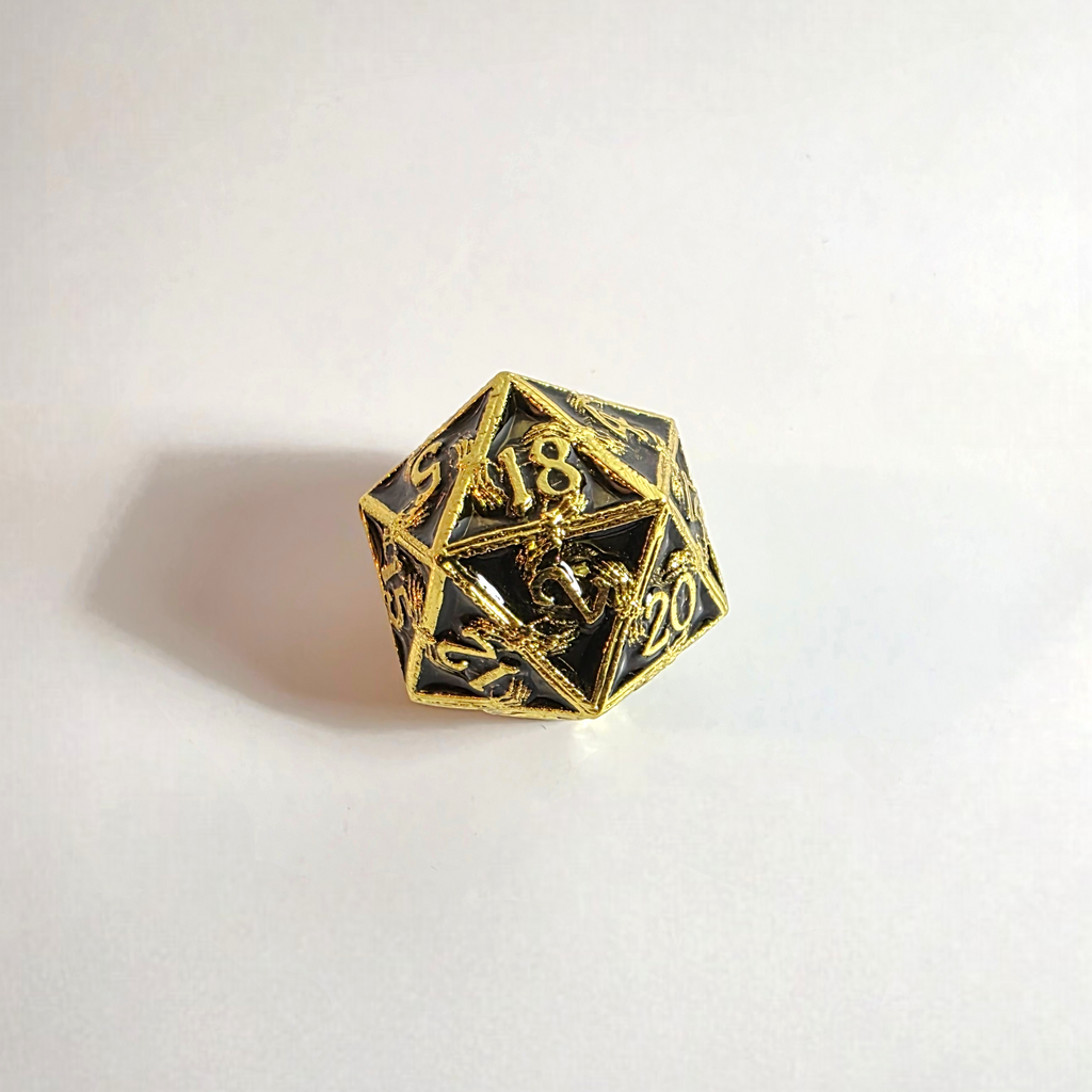 Tombwarden's Hold Solid Metal Dice Set