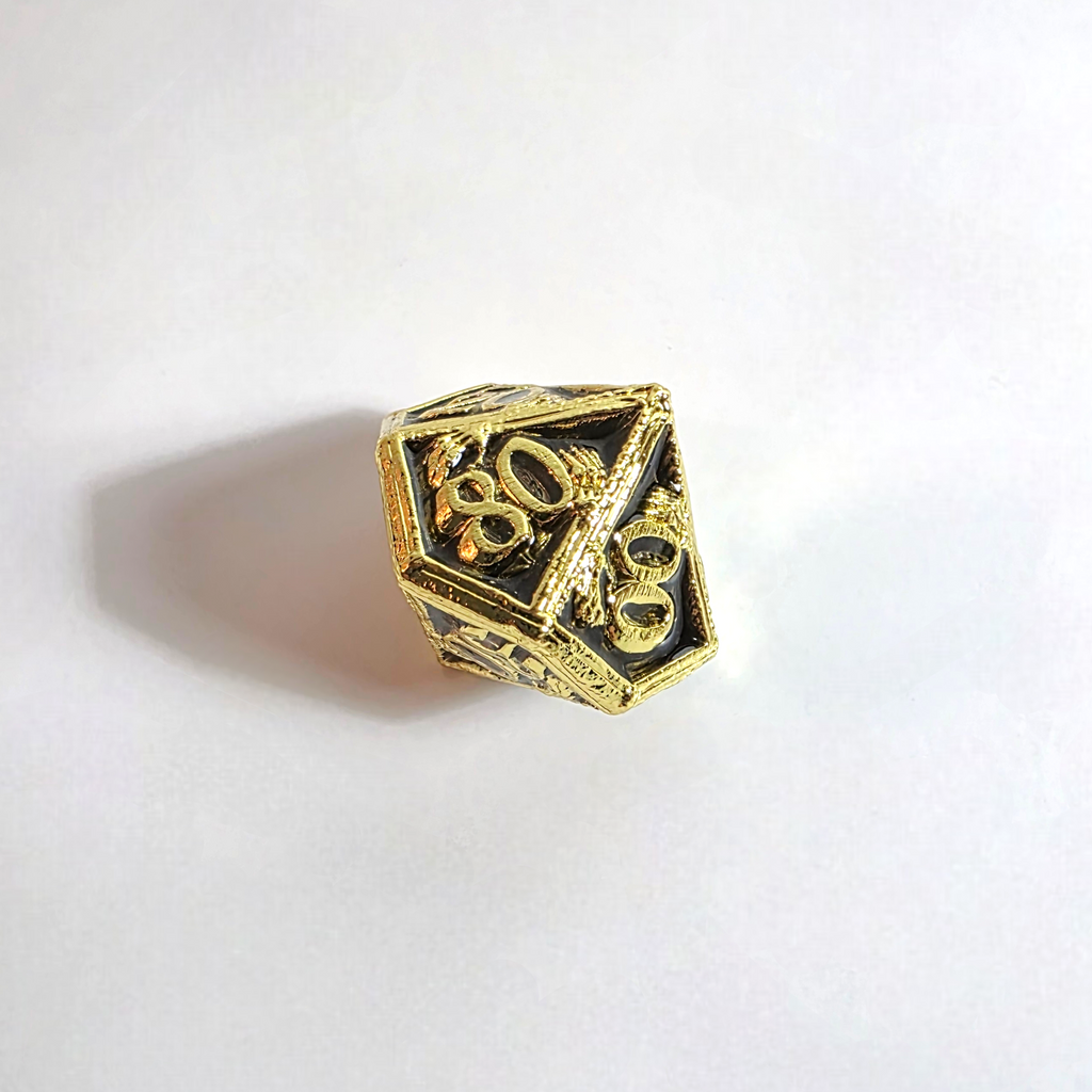 Tombwarden's Hold Solid Metal Dice Set