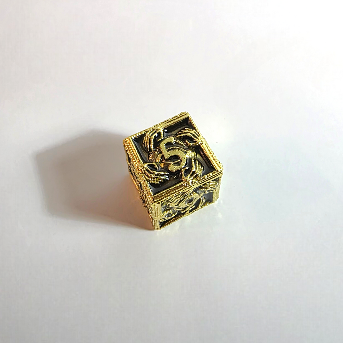 Tombwarden's Hold Solid Metal Dice Set
