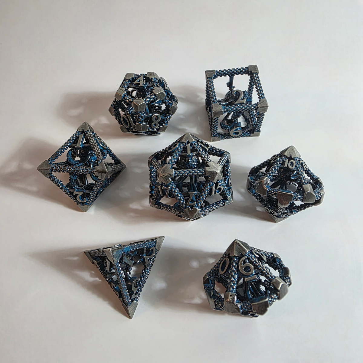 Kraken Hollow Metal Dice Set