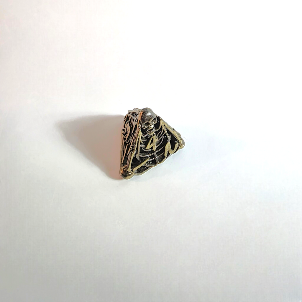Skeletal Nightmare Hollow Metal Dice Set