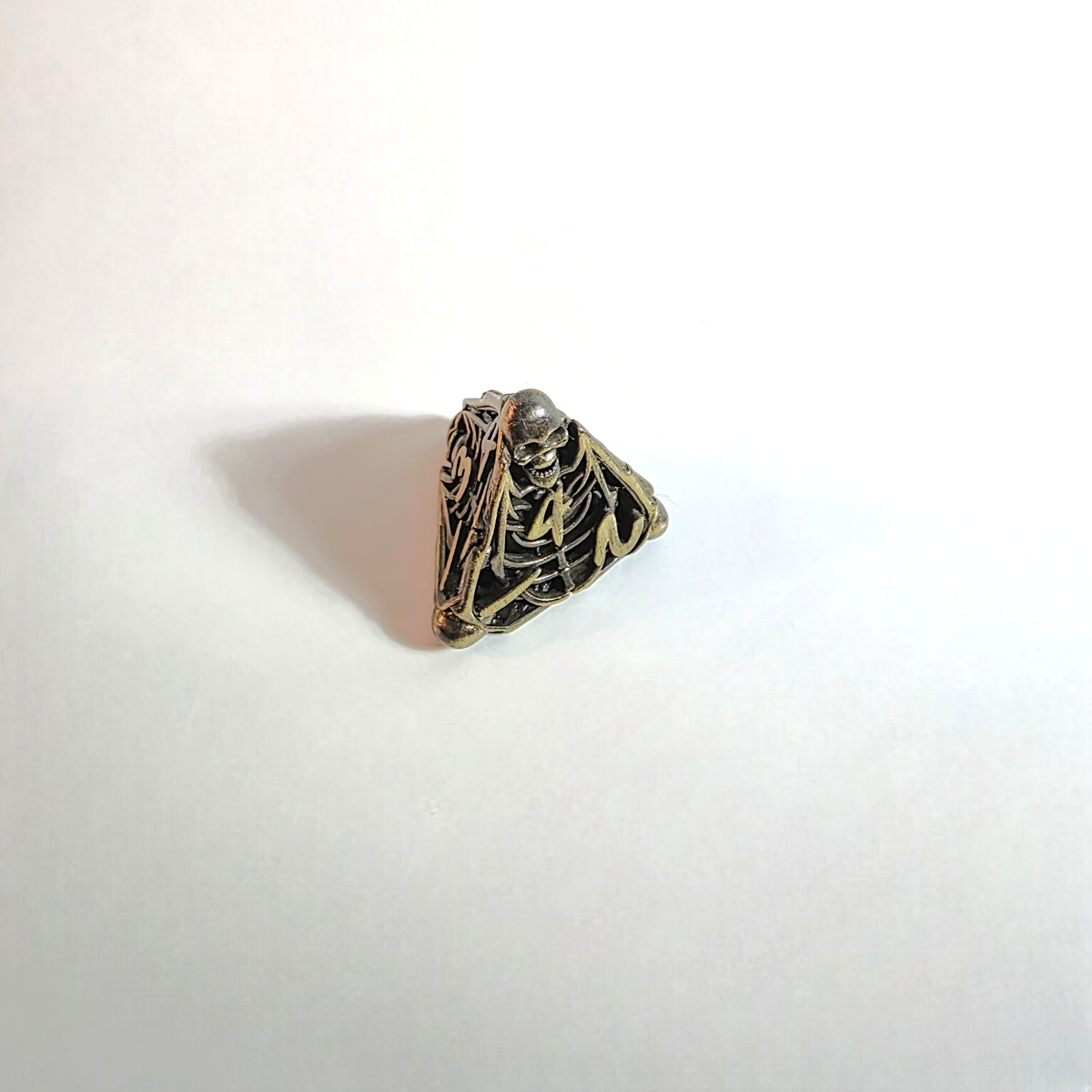 Skeletal Nightmare Hollow Metal Dice Set