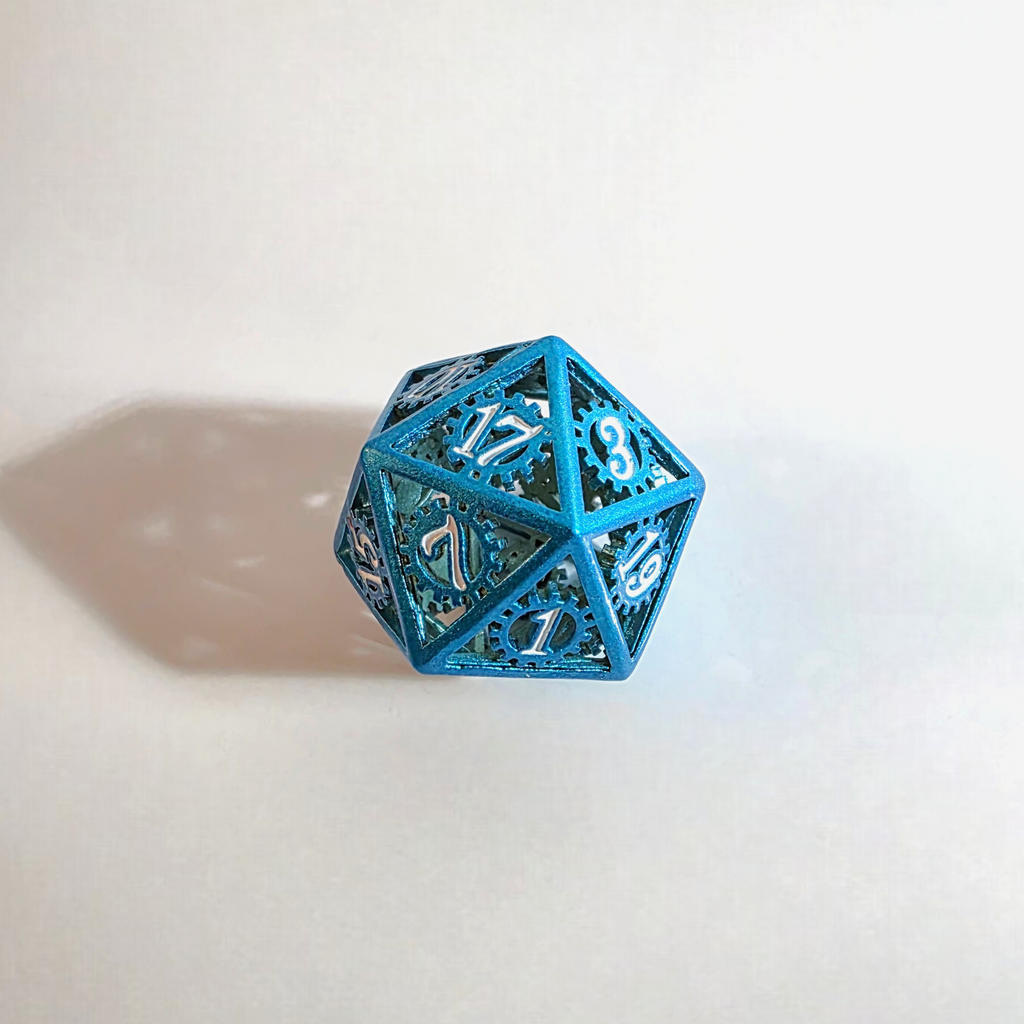 Cryogenic Gears Hollow Metal Dice Set