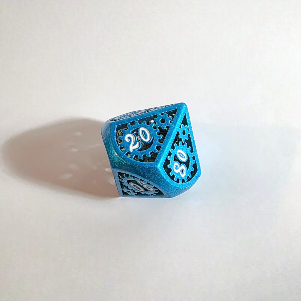 Cryogenic Gears Hollow Metal Dice Set