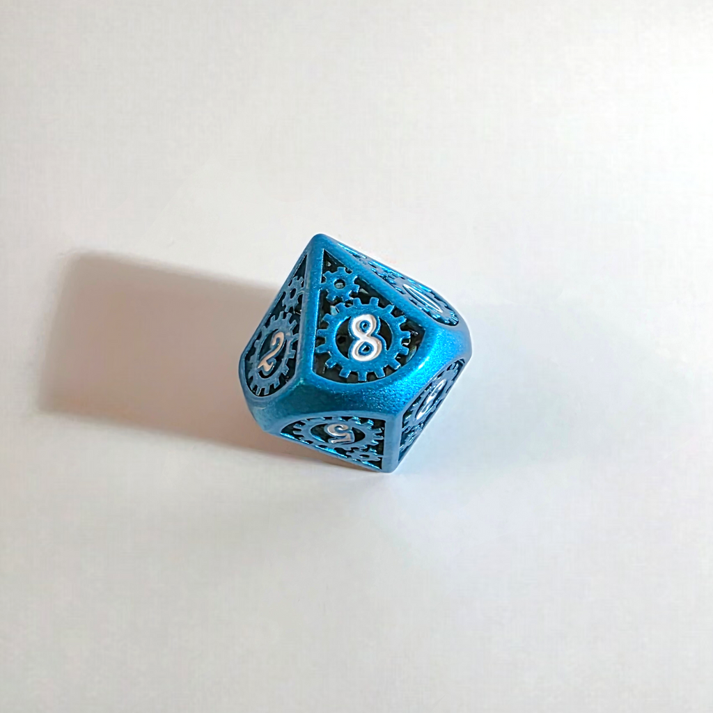 Cryogenic Gears Hollow Metal Dice Set