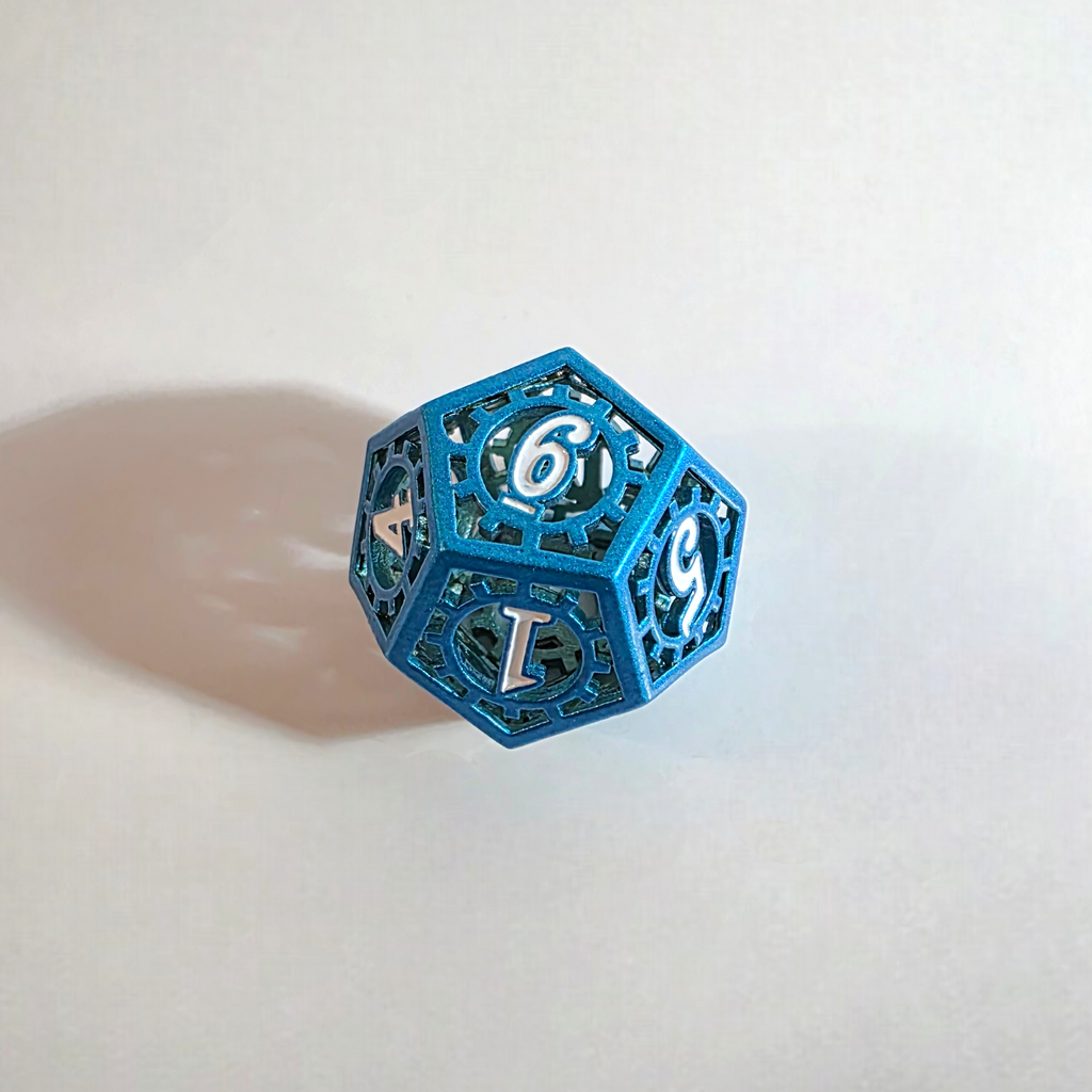 Cryogenic Gears Hollow Metal Dice Set