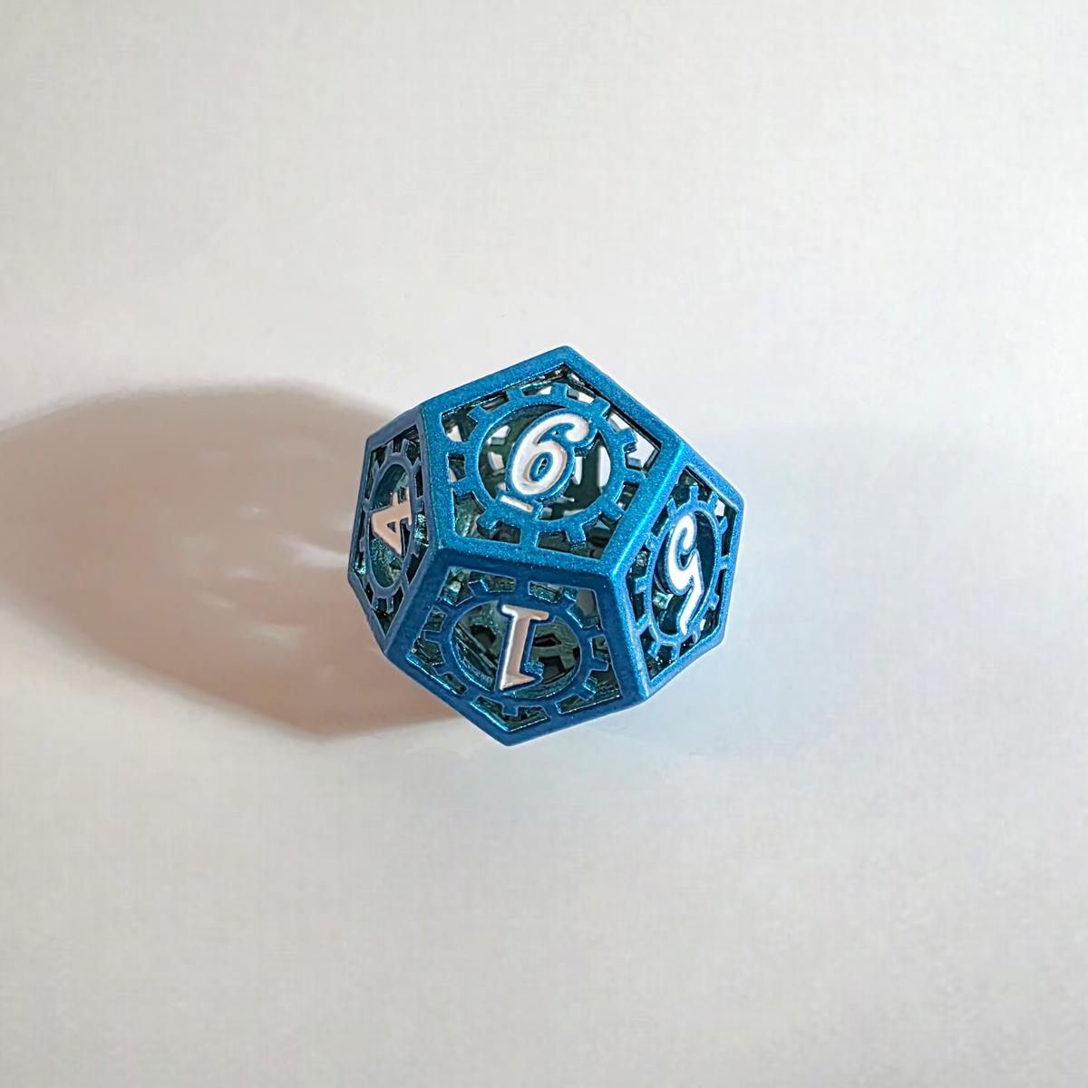 Cryogenic Gears Hollow Metal Dice Set