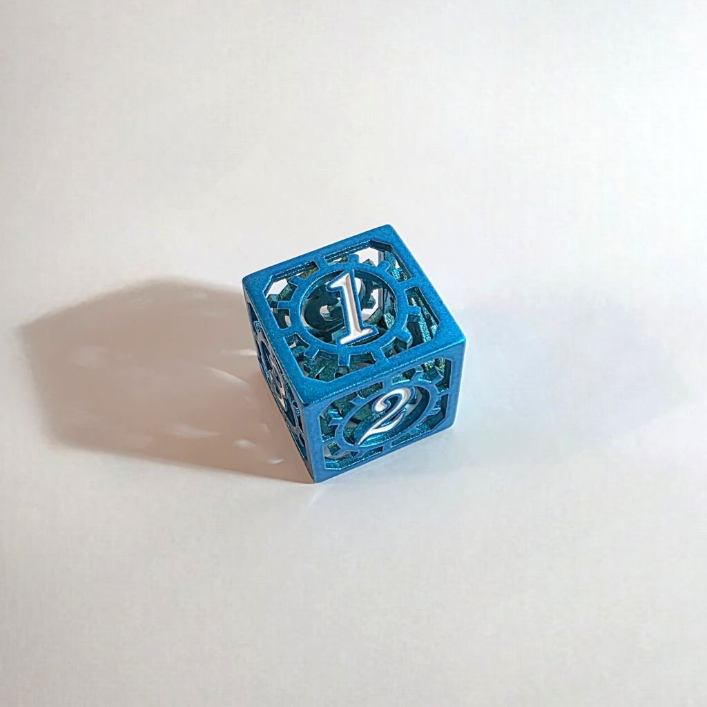 Cryogenic Gears Hollow Metal Dice Set