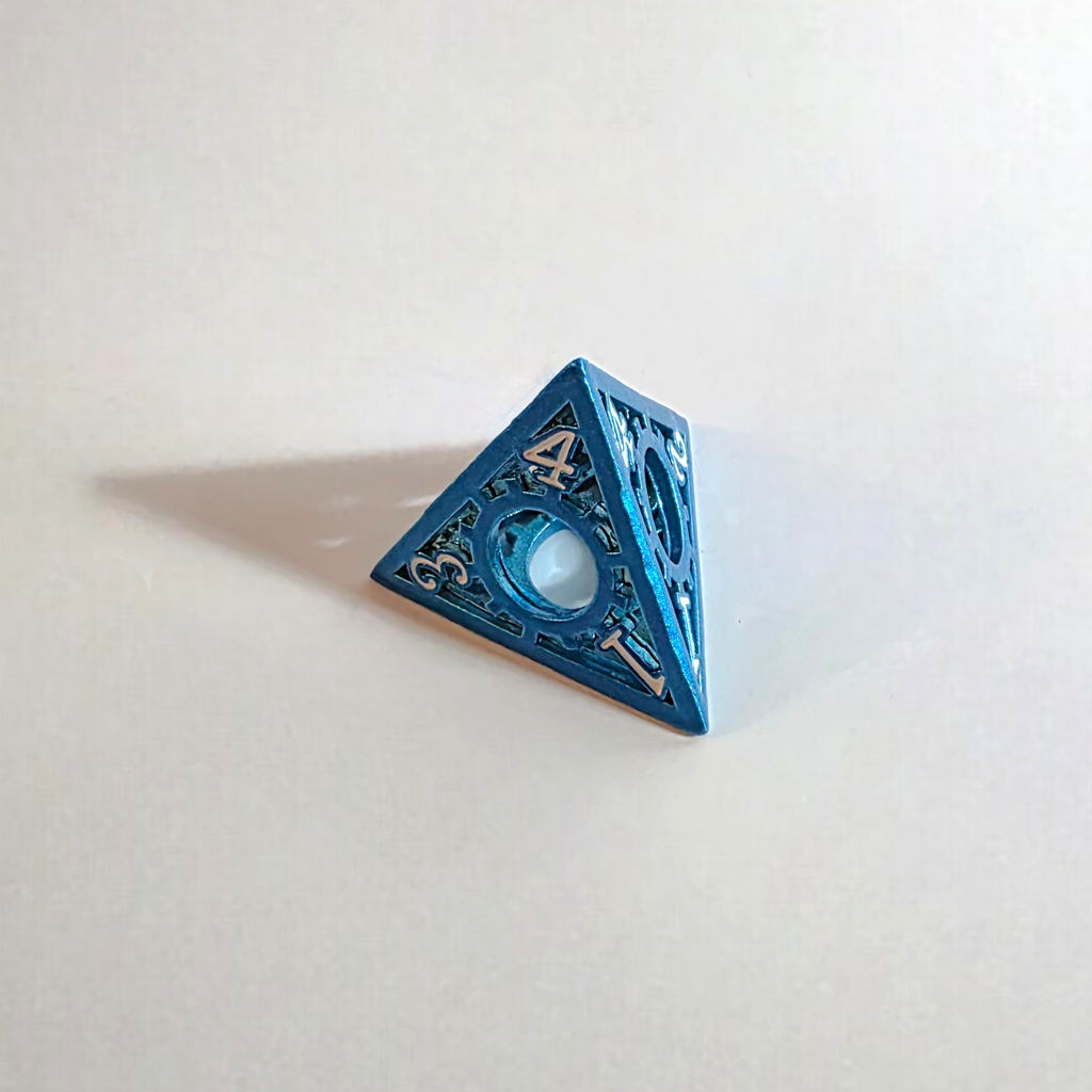 Cryogenic Gears Hollow Metal Dice Set