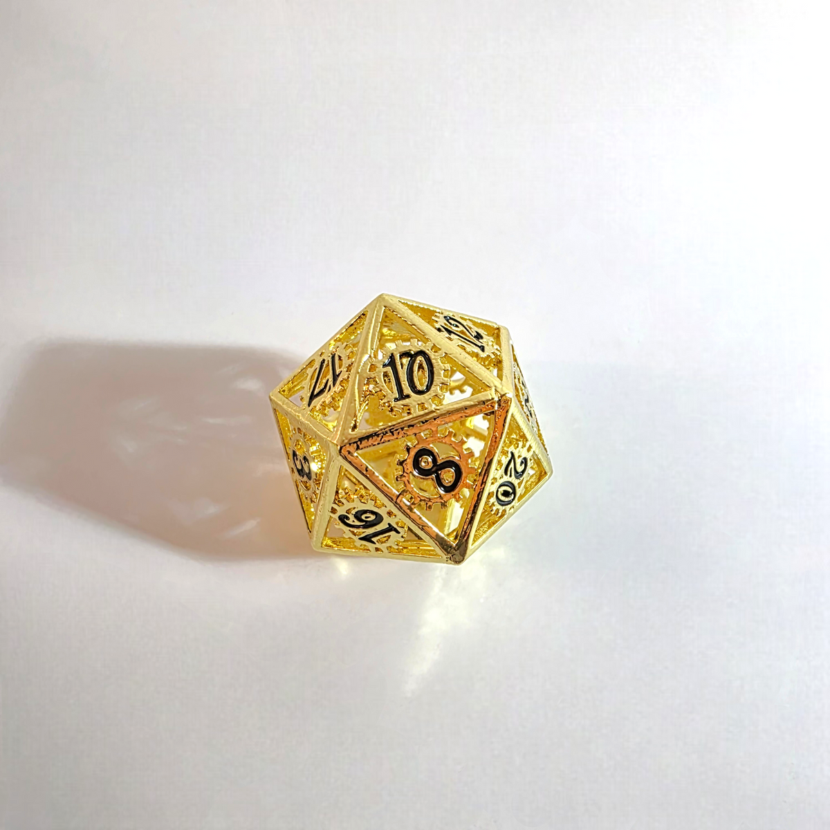 Pristine Machine Hollow Metal Dice Set