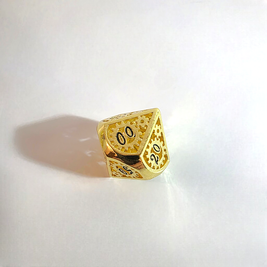 Pristine Machine Hollow Metal Dice Set