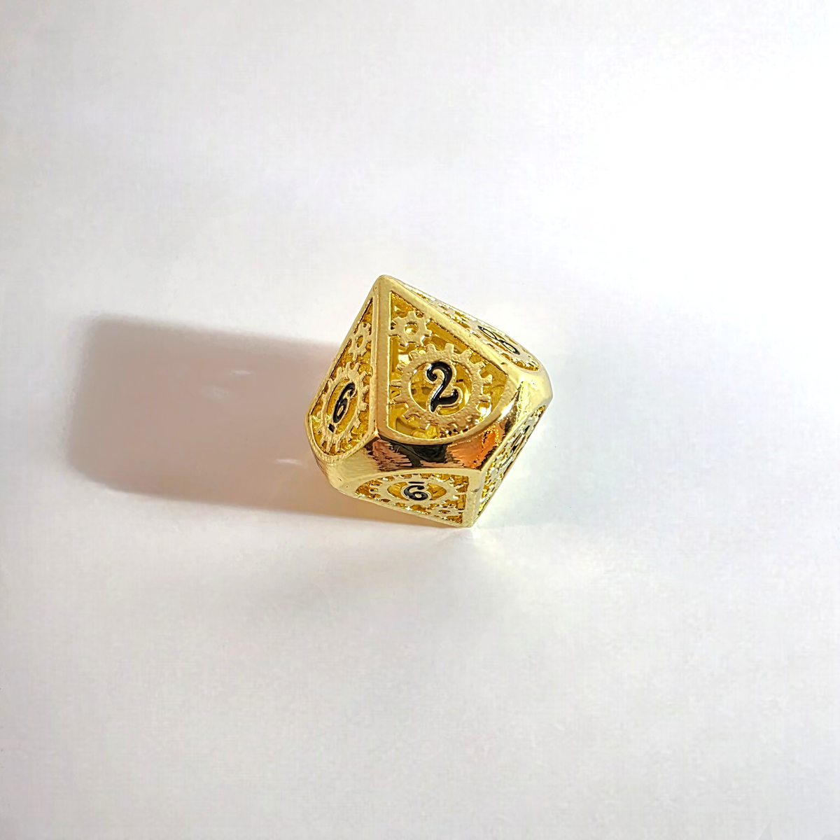 Pristine Machine Hollow Metal Dice Set