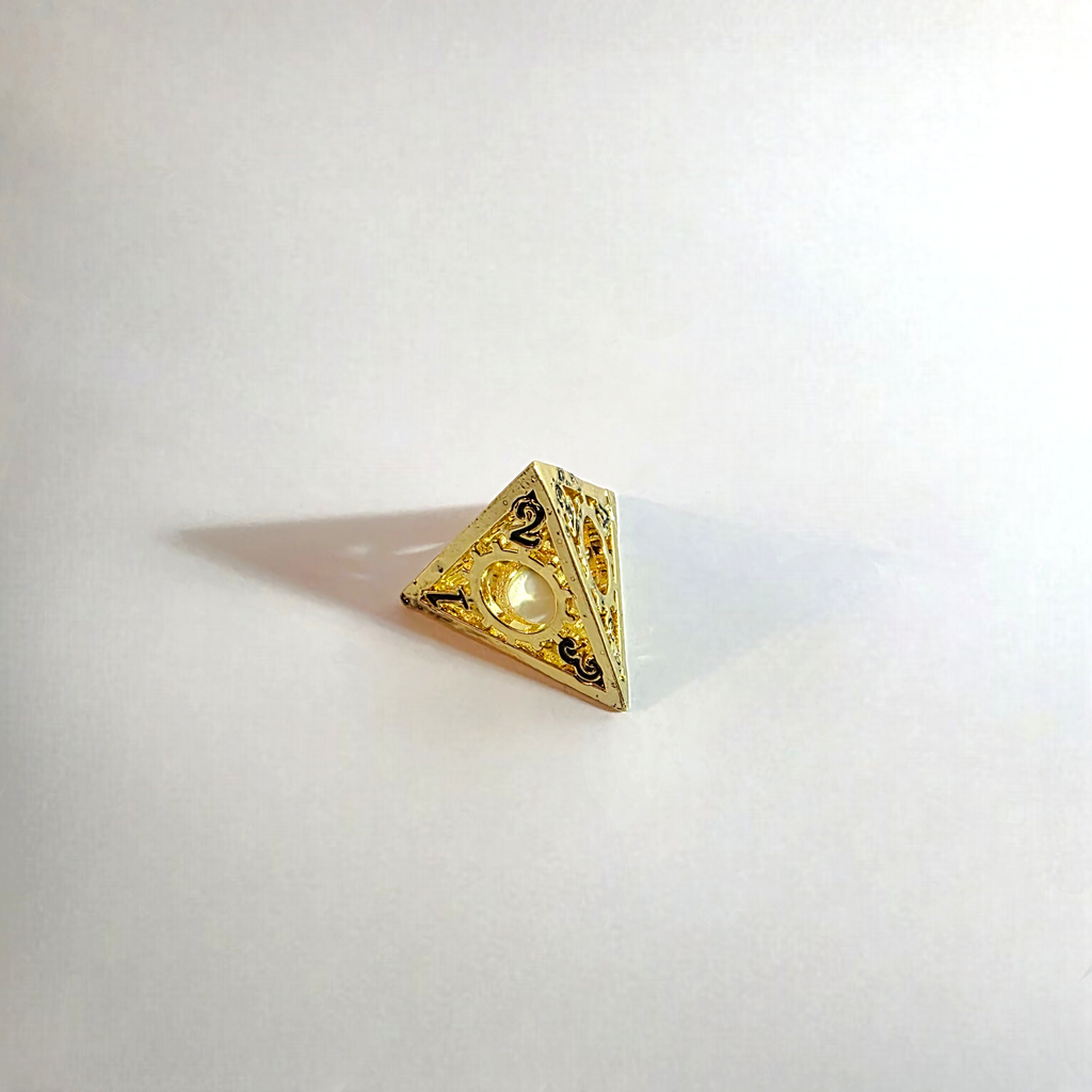 Pristine Machine Hollow Metal Dice Set