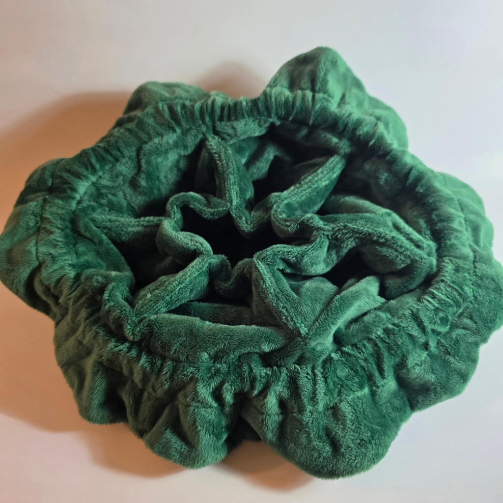 Green Plush Dice Bag