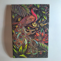 Coloured Peacock Notebook