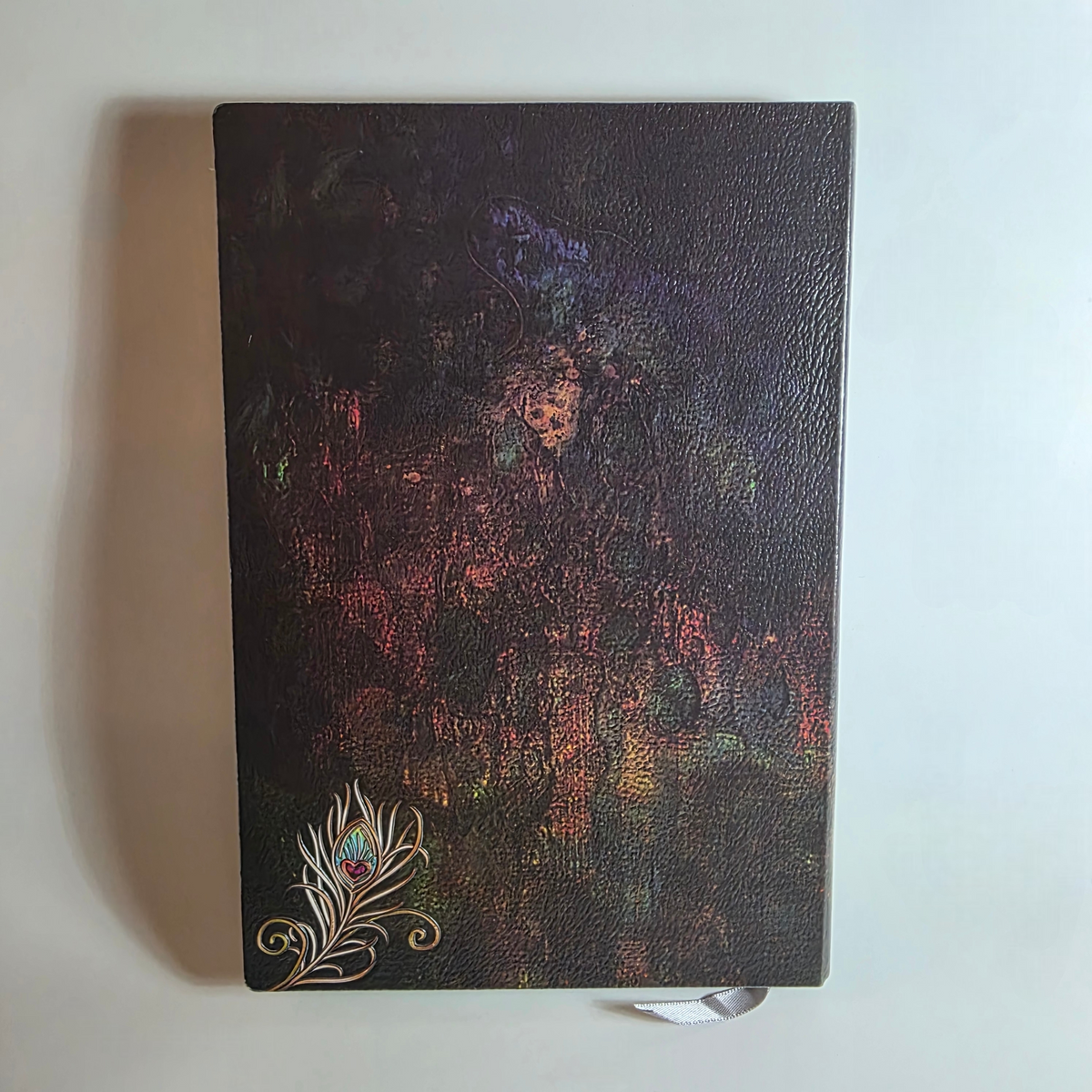 Coloured Peacock Notebook