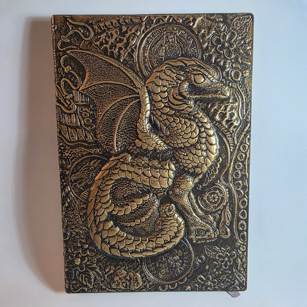 Brass Wyvern Notebook