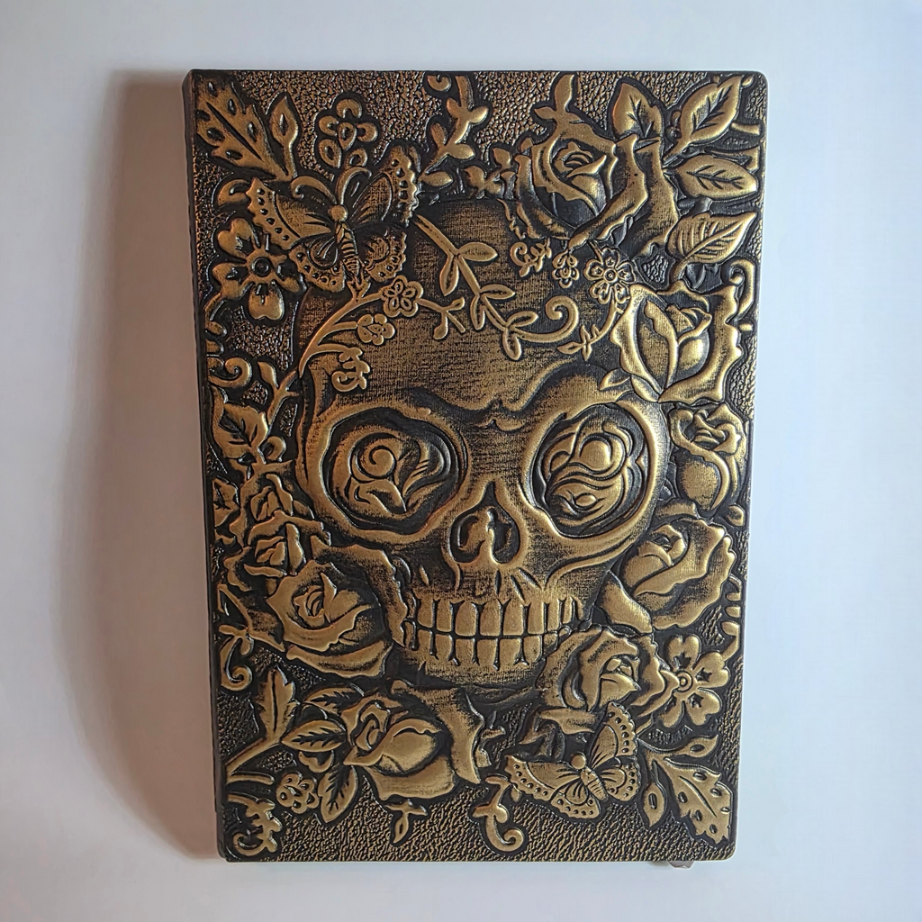 Brass Skull Notebook