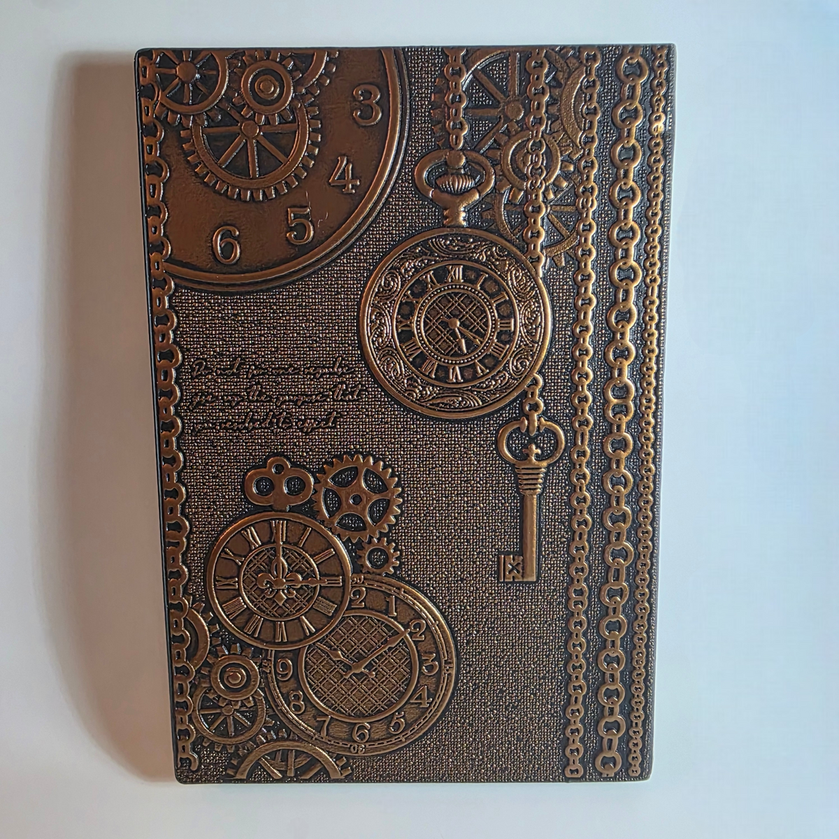 Copper Steam Train Notebook